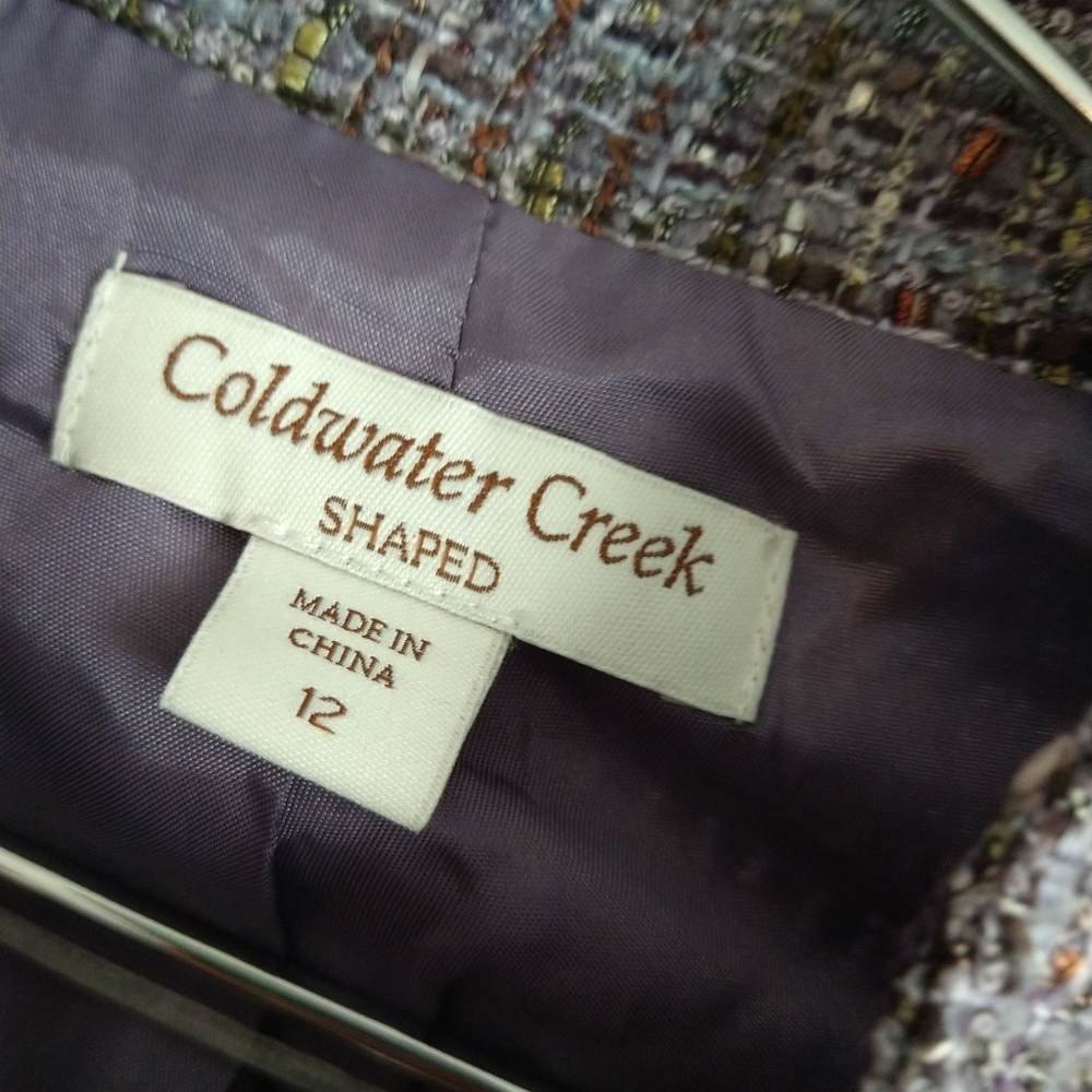 BLAZER Brand new COLDWATER CREEK jacket blazer NWT 12